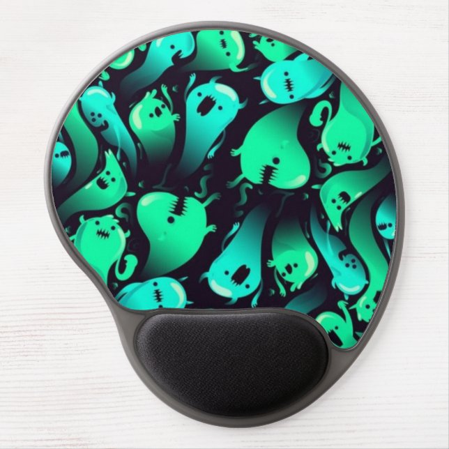 Ghost pattern gel mouse pad (Front)