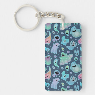 Ghost pattern keychain