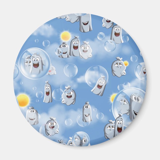 Ghost Pattern Magnet (Front)