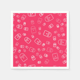 Ghost pattern napkins