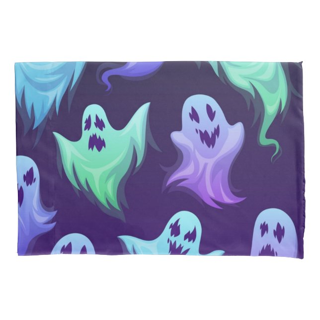 Ghost pattern pillow case (Front)