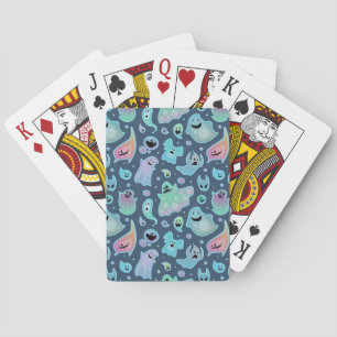 Ghost pattern poker cards