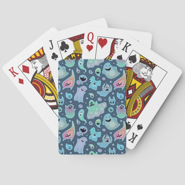 Ghost pattern poker cards (Back)