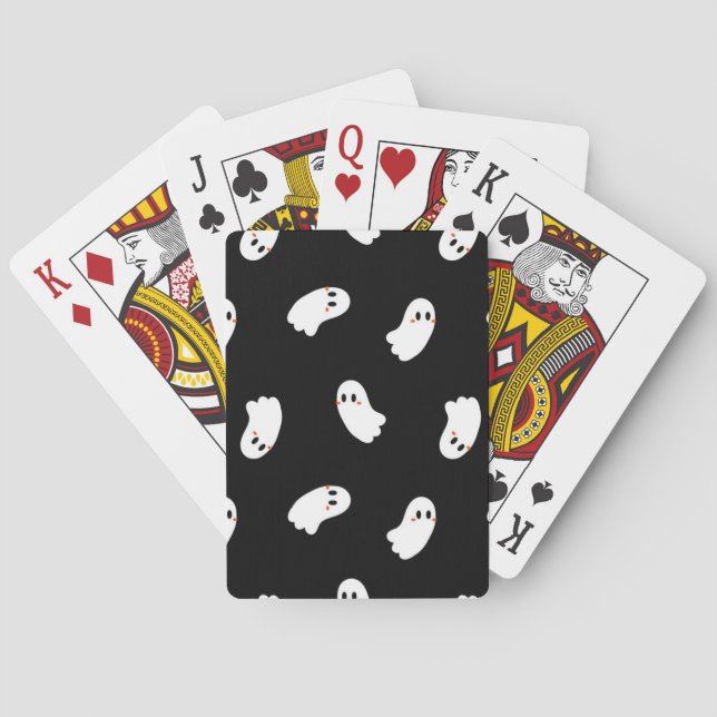 Ghost pattern poker cards (Back)