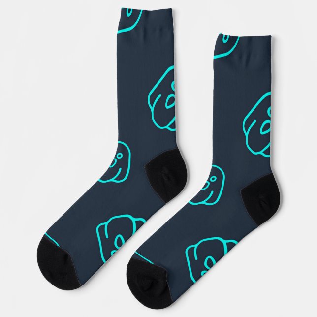 Ghost pattern socks (Left)