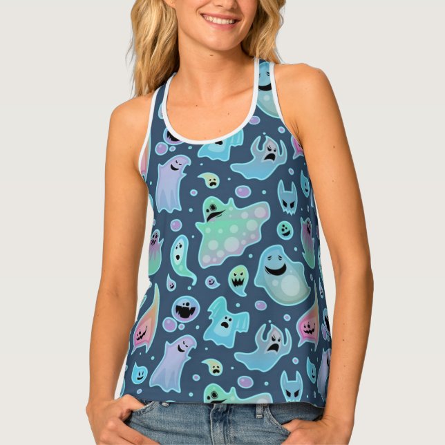 Ghost pattern tank top (Front)