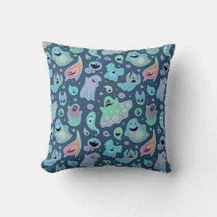 Ghost pattern throw pillow