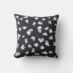 Ghost pattern throw pillow