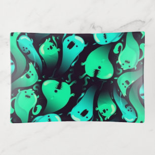 Ghost pattern trinket tray
