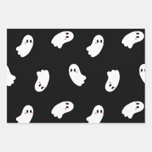 Ghost pattern wrapping paper sheets