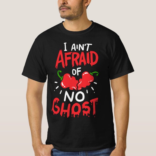 Ghost Pepper food, Hot food Kiva, Bhut Jolokia T-Shirt (Front)