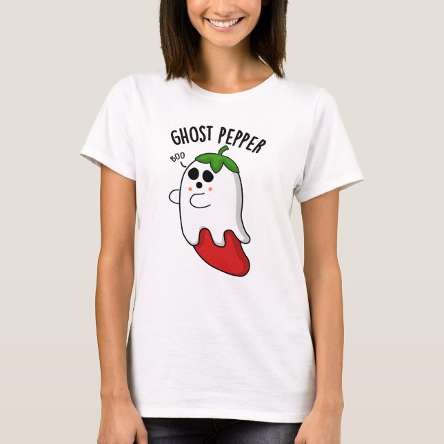 Ghost Pepper Funny Chili Pun  T-Shirt (Front)