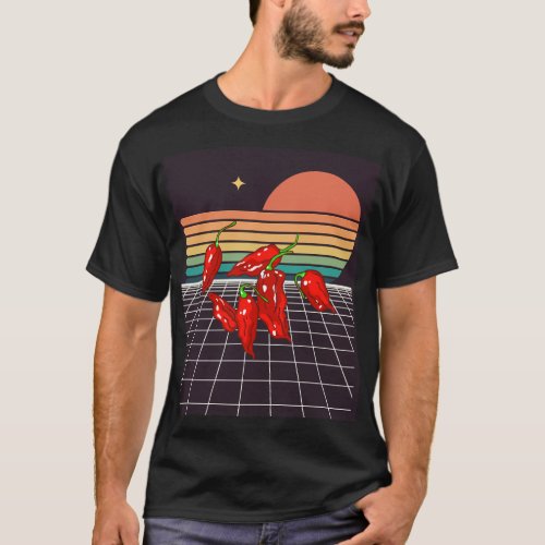 Ghost Peppers In Space T_Shirt