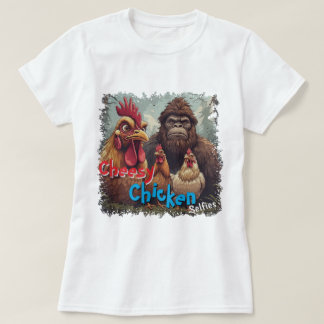 "Ghost Photobomb" Bigfoot & Cheesy Chickens Tee