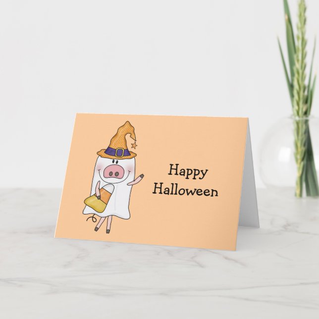 Ghost Pig (customizable) Card (Front)
