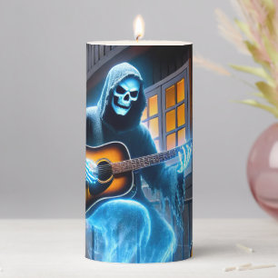 Ghost Pillar Candle