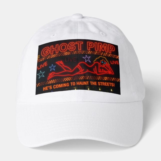 Ghost Pimp Hoodie Hat (Front)