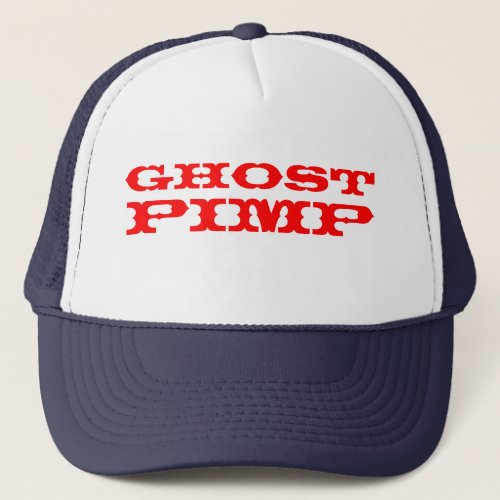 Ghost Pimp Trucker Hat