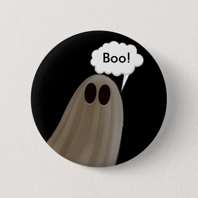 Ghost Pinback Button (Front)