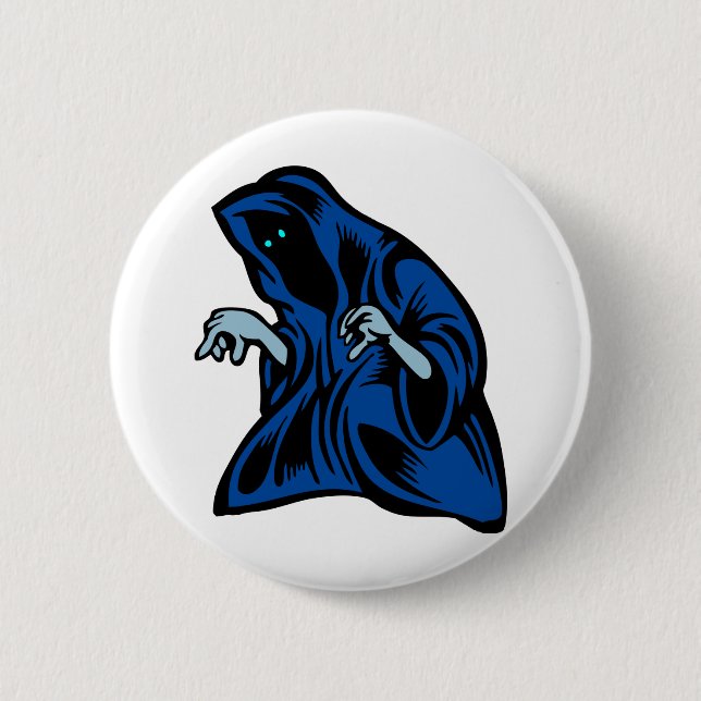 ghost pinback button (Front)