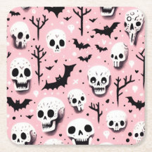 Ghost pink Helloween Wrapping Paper Sheets