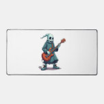 Ghost Playing Guitar – Spooky Music Halloween Tee Desk Mat