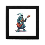 Ghost Playing Guitar – Spooky Music Halloween Tee Gift Box