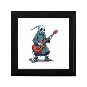 Ghost Playing Guitar – Spooky Music Halloween Tee Gift Box