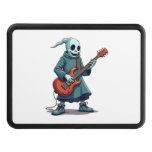 Ghost Playing Guitar – Spooky Music Halloween Tee Hitch Cover