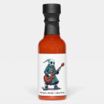 Ghost Playing Guitar – Spooky Music Halloween Tee Hot Sauces