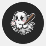 Ghost Playing Sell  Classic Round Sticker