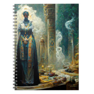 Ghost Priestess Fantasy Notebook
