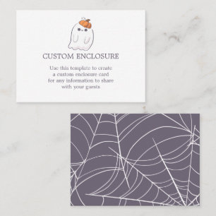 Ghost Pumpkin Custom Enclosure Card