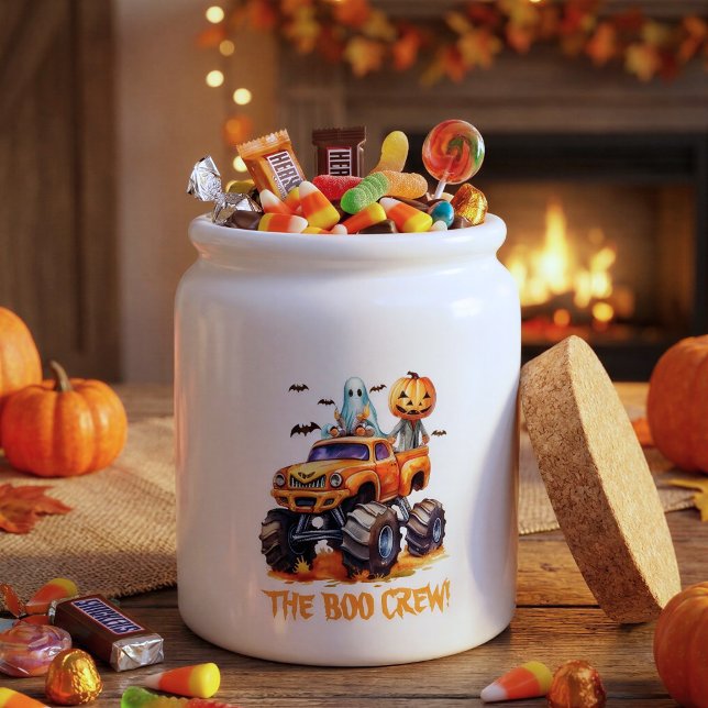 Ghost Pumpkin Halloween Candy Jar (Creator Uploaded)