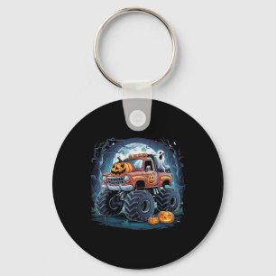 Ghost Pumpkin Spooky Season Halloween Costume  Keychain