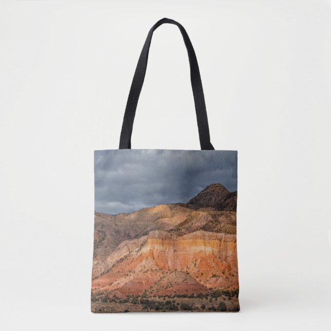 Ghost Ranch Mountains Abiquiu Tote Bag (Front)