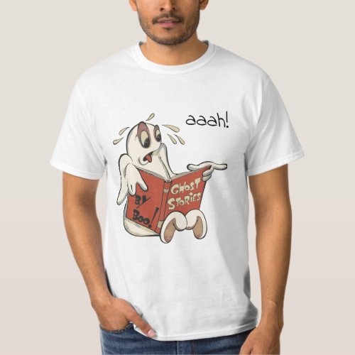 Ghost Reading Ghost Stories  T_Shirt 