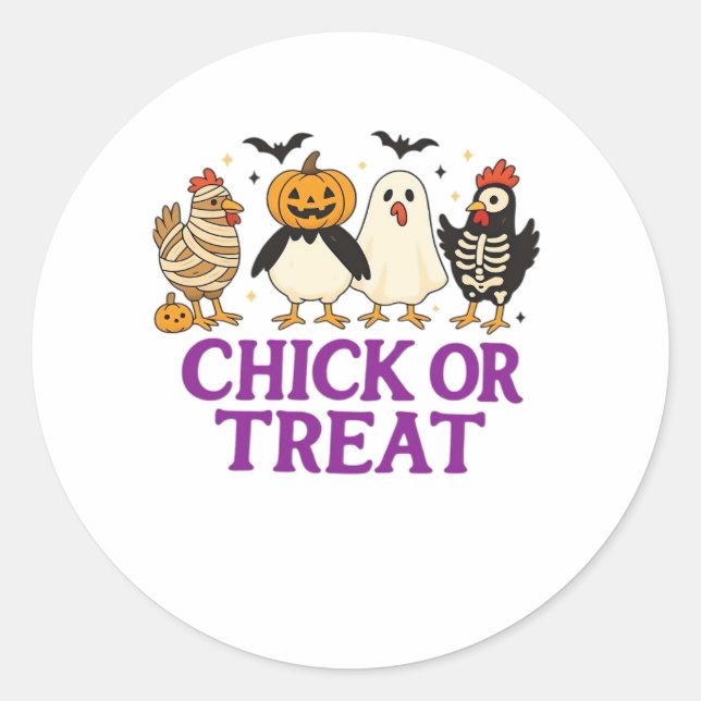 Ghost Reading in Cozy Halloween Library Classic T- Classic Round Sticker (Front)