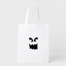 Ghost Reusable Grocery Bag