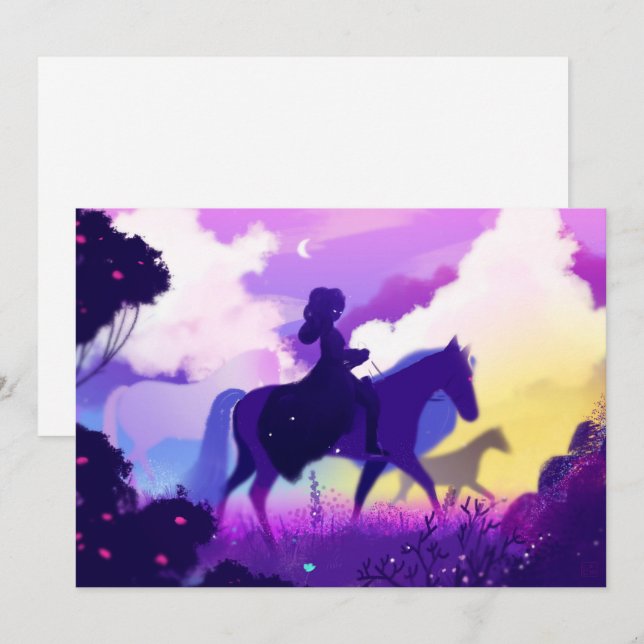 Ghost Rider in the Twilight Holiday Card (Front/Back)