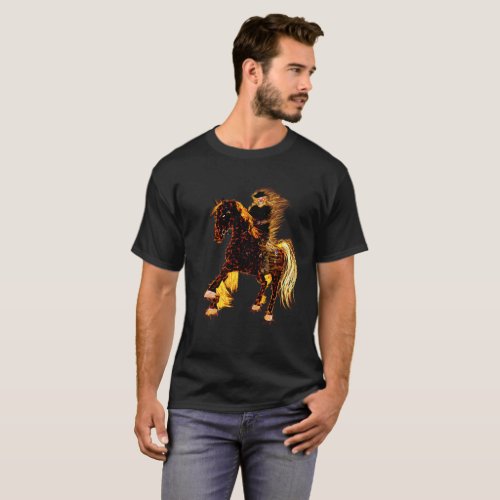 Ghost Rider on Horse T_Shirt