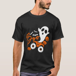 Ghost rider truck Monster Halloween pumpkin T-Shirt