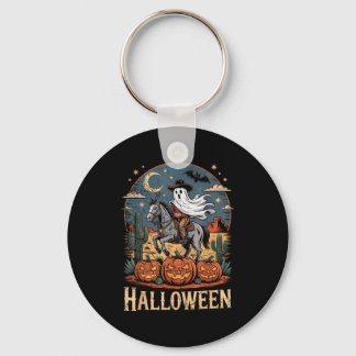 Ghost Riding Horse Halloween Season Keychain