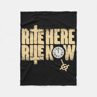 Ghost Rite Here Title  Fleece Blanket