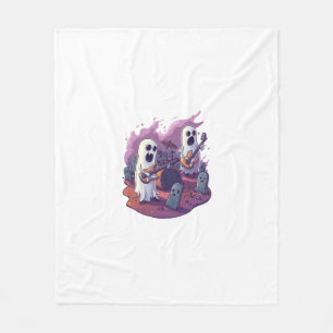 Ghost Rock Band Fleece Blanket