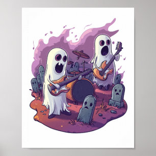 Ghost Rock Band Poster