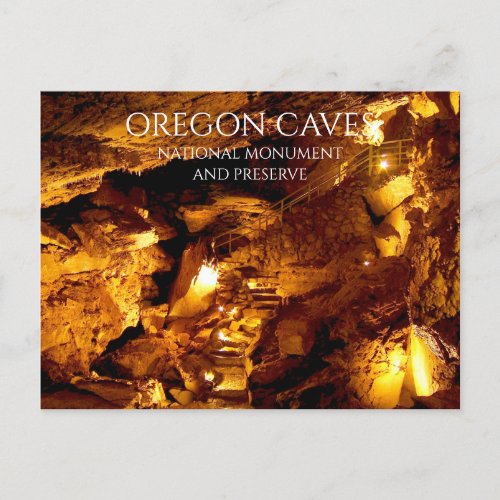 Ghost Room Oregon Caves NM and Preserve Postcard