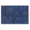 Ghost Roses Sapphire Blue Tissue Paper
