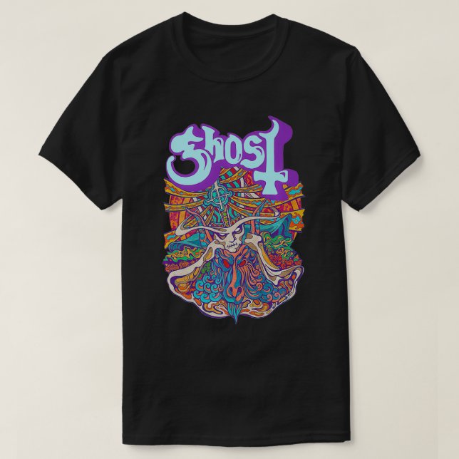 Ghost  Seven Inches of Satanic Panic Premium  T-Shirt (Design Front)