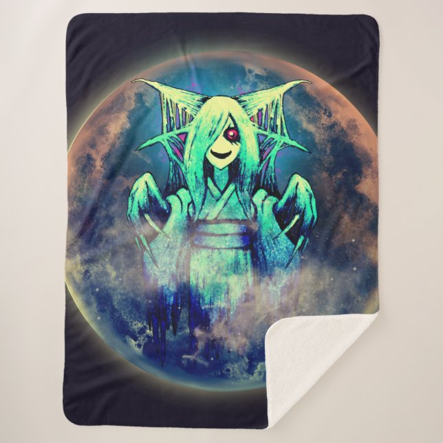 Ghost  sherpa blanket (Front)